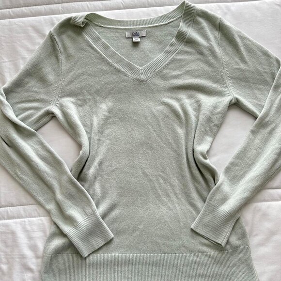 Women's Croft & Barrow Green Jumper - Picture 1 of 3